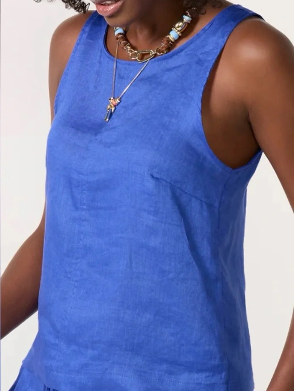 Z Supply Tessa Linen Blend Sleeveless Top